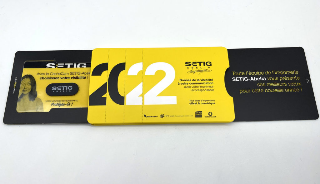Étui porte carte à double ouverture