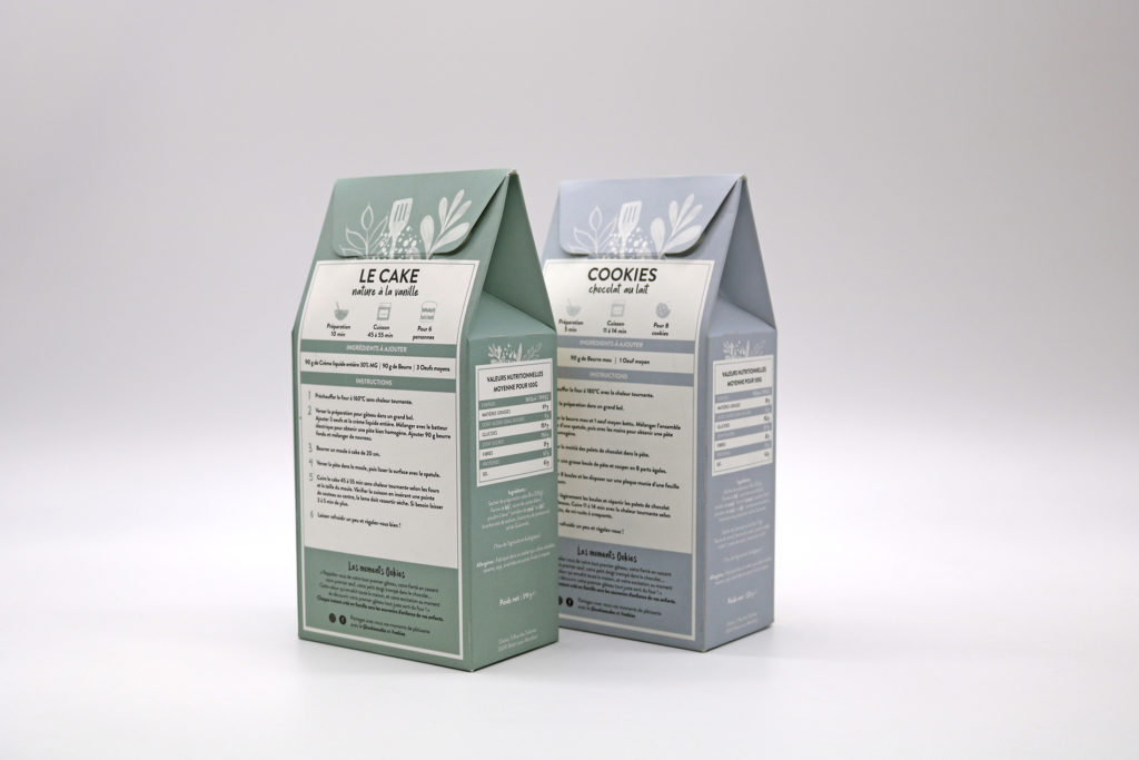 Packaging biscuit Verso
