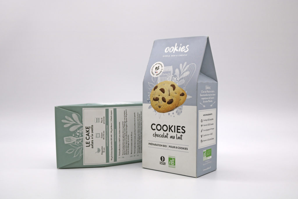 Packaging gâteaux composition