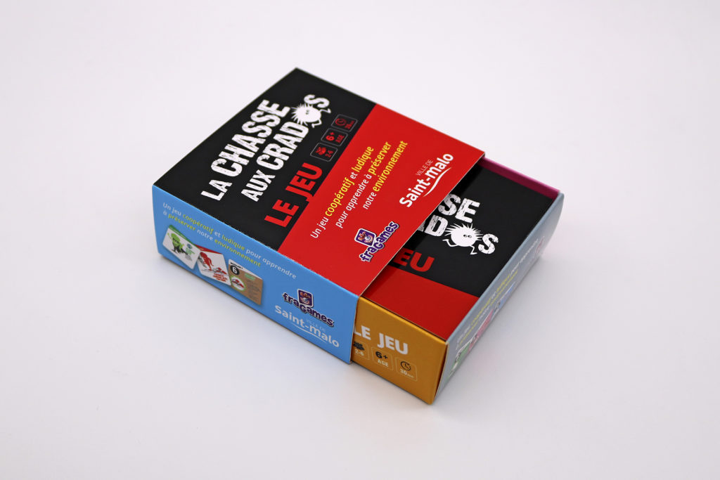 packaging et slice pour jeu de cartes