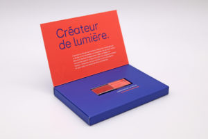 boite cuvette créateur de lumière pleine