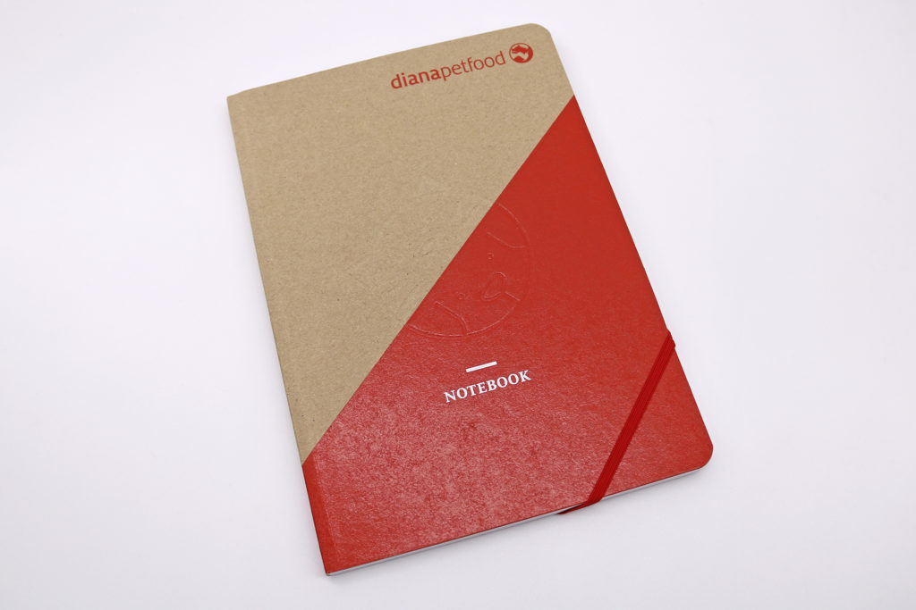 Bloc notes élastique fermé