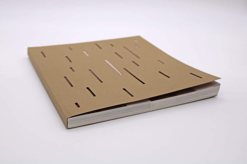 livre créatif avec découpe et papier créatif