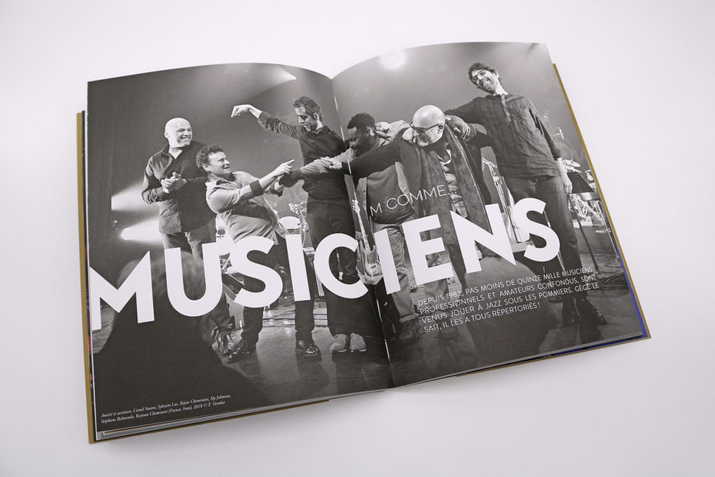 livre d'art jazz sous les pommiers