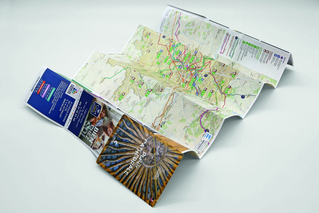 Plan carte dépliable