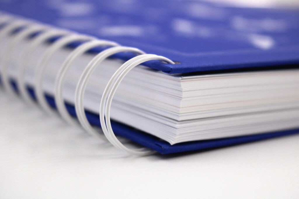 Livre reliure wireo
